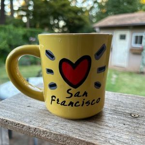 San Francisco diner mug yellow